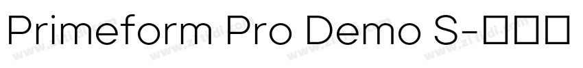 Primeform Pro Demo S字体转换